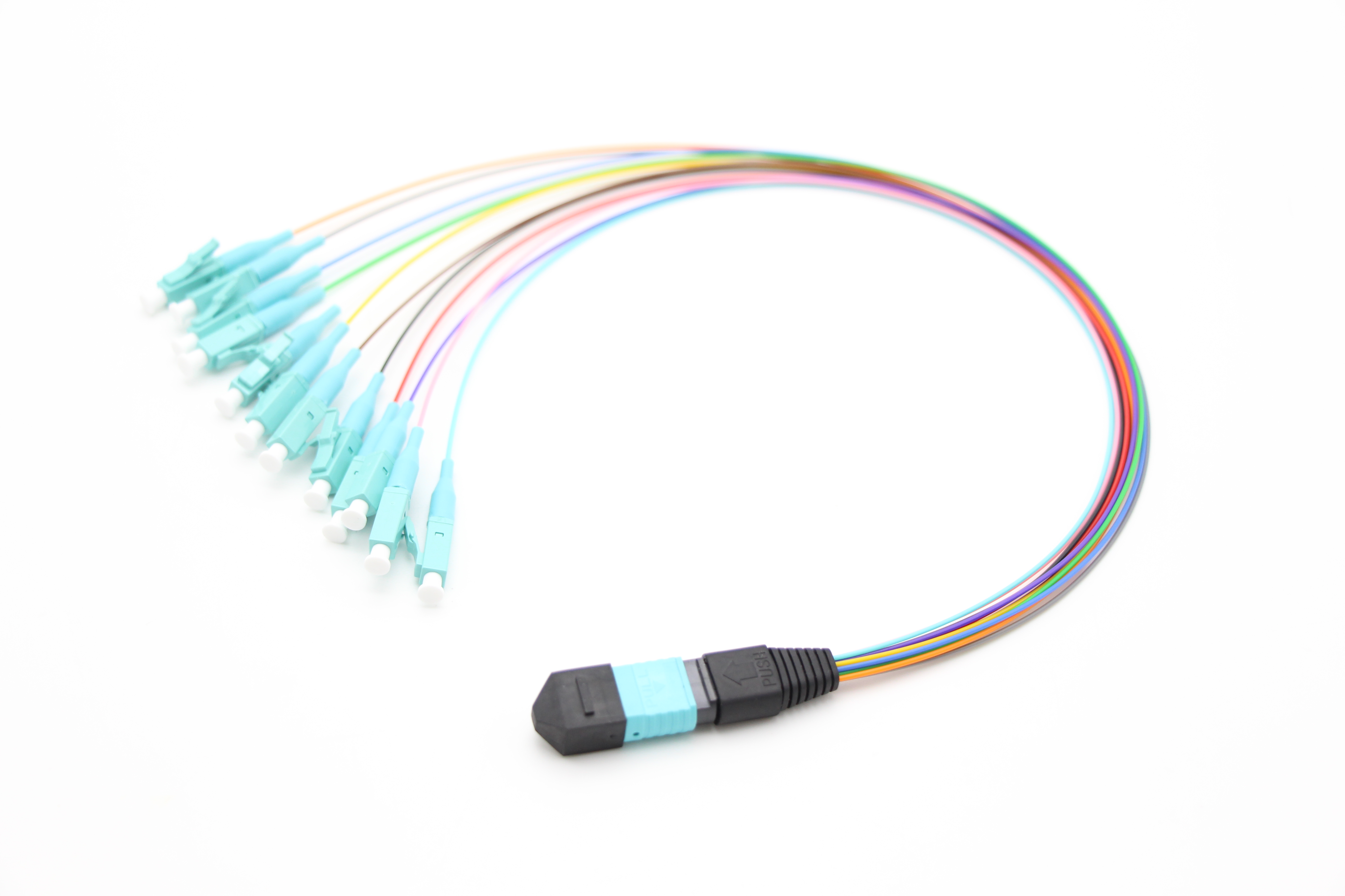 MPO/MTP to 0.9mm LC fanout patch cord