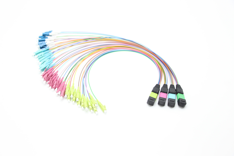 MPO/MTP to 0.9mm LC fanout patch cord