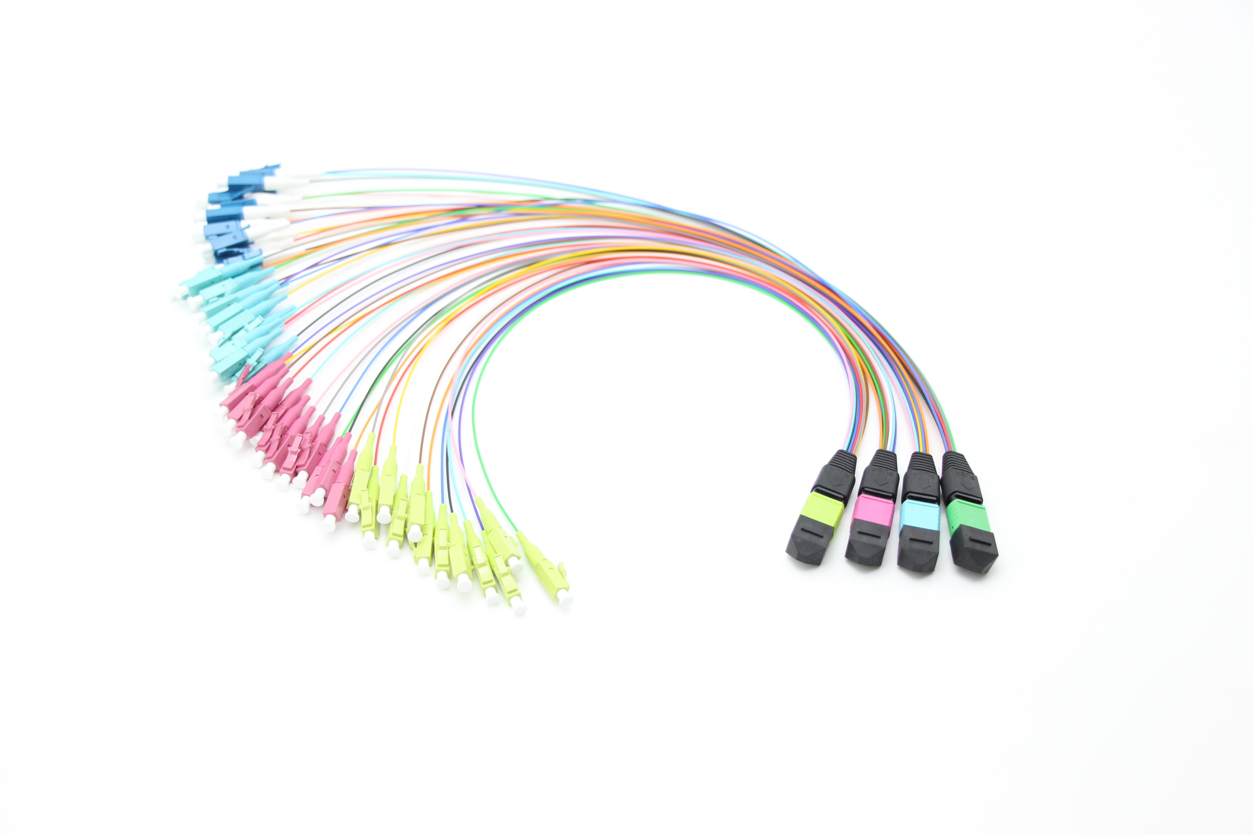 MPO/MTP to 0.9mm LC fanout patch cord