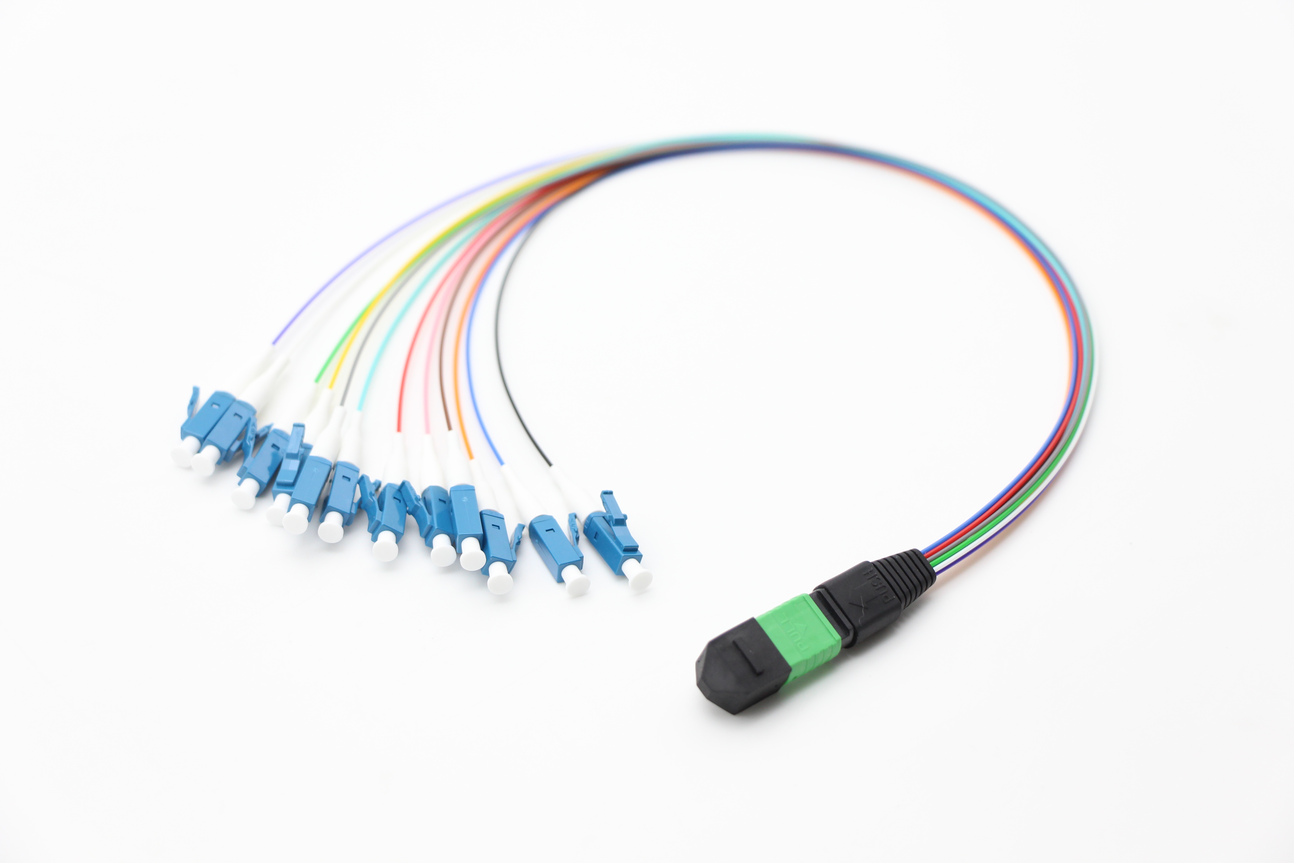 MPO/MTP to 0.9mm LC fanout patch cord