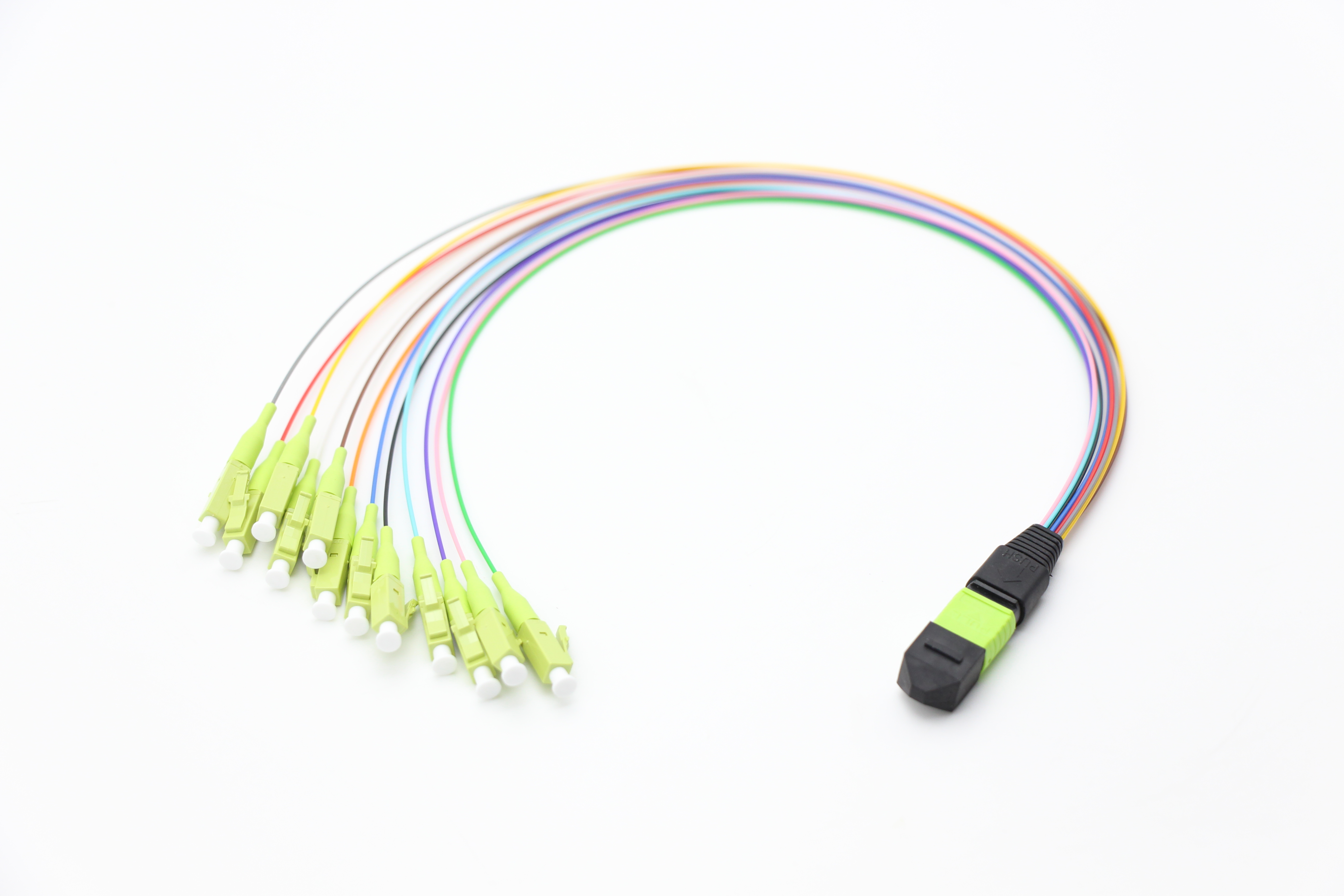 MPO/MTP to 0.9mm LC fanout patch cord