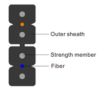 Row Bow Type Drop Cable